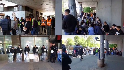 Otac maturanta uhapšenog u Valjevu tvrdi da su sinoć bačene eksplozivne naprave na njegovu kuću