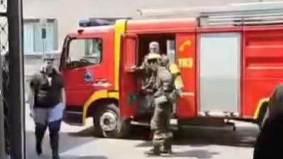 Drama na Vračaru: Požar u Tehničkoj školi GSP (VIDEO)