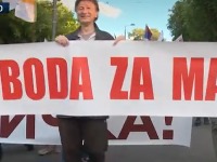 "Svako od nas može biti Marija": Beograđani ispred CZ traže slobodu za Mariju Vasić
