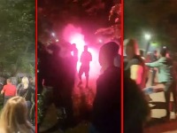 Incident u Kuli: SNS-ovci gađali građane kamenicama i bakljama (VIDEO)
