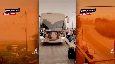 Sahara stigla u Evropu: Ovaj deo Grčke pretvorio se u pustinju (FOTO, VIDEO)