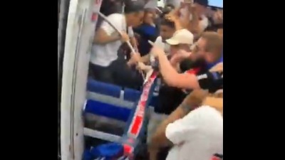 Brutalna tuča navijača pred finale LŠ (VIDEO)
