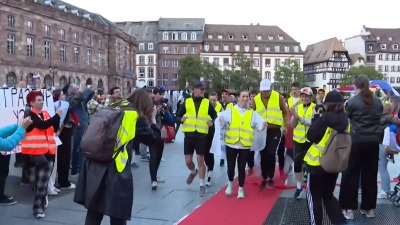 Studenti ultramaratonci stigli u Strazbur (VIDEO)