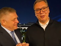 Vučić sa Ficom u Moskvi: Hvala mu što je tako jak, izdržaćemo (VIDEO)