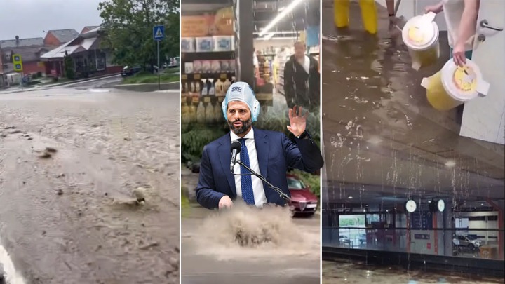 ŠAPIĆ OSTAVIO BEOGRAD U VODI Pljusak bacio glavni grad na kolena, a gradonačelnika NEMA NIGDE