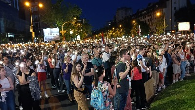 Završen protest "Vostani Serbije" (FOTO/VIDEO)