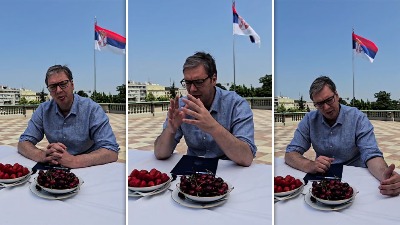 HIT objašnjenje - zašto se Vučić stalno slika sa hranom (FOTO/VIDEO)