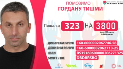 Pomozimo Gordanu slanjem poruke 323 na 3800
