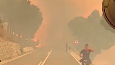 Jezive scene iz epicentra požara u Hrvatskoj (VIDEO)