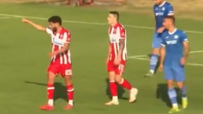 Zvezdina "petarda" na pripremi, pogodio i Tiknizjan (VIDEO)