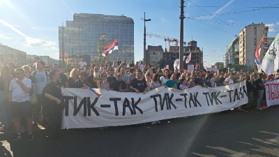 GRAĐANSKA NEPOSLUŠNOST Blokirana je cela Srbija (FOTO, VIDEO)