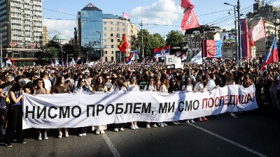 Kapiten Zvezde stao uz studente: Došao na protest! (FOTO)