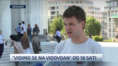 Student: Ni u jednom momentu nećemo pozvati ni na kakvo nasilje, poenta je da skup bude miran