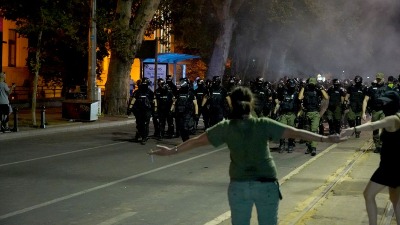 Student FTN-a teško povređen na protestu: "Žandarm ga udario pendrekom po licu, pomoć mu ukazana nakon 5 sati" (FOTO)