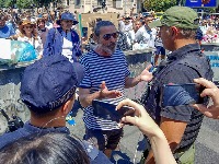 Gagi Jovanović pešačiće sa studentima na veliki skup u Novi Sad (VIDEO)