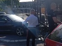 Drama na Dorćolu: Automobil uleteo u restoran kod SC "Milan Gale Muškatirović" (FOTO/VIDEO)
