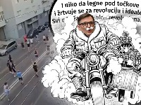 MILENKO JOVANOV KAO ŠOFER Zabavno mu je da se gaze građani po ulicama Beograda