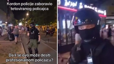 "Brate, jesu te zaboravili?": NADREALNA scena, u glavnoj ulozi - MASKIRANI POLICAJAC (VIDEO)