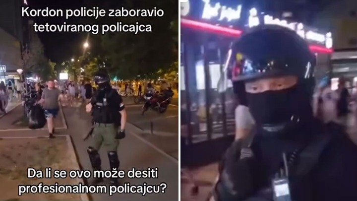 "Brate, jesu te zaboravili?": NADREALNA scena, u glavnoj ulozi - MASKIRANI POLICAJAC (VIDEO)