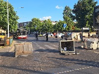 Studenti blokirali raskrsnicu kod SKC, spaljeni režimski tabloidi