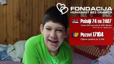 Pomozimo Stevanu slanjem 74 na 2407