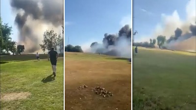 DRUGA NESREĆA ZA DVA DANA Avion iz Pule se zapalio u Londonu (VIDEO)