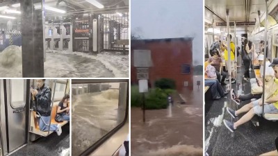 Voda potopila metro, letovi otkazani: Katastrofalne poplave u Njujorku i Nju Džersiju (VIDEO)