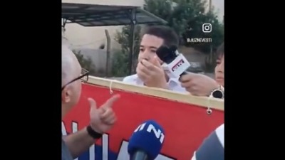 Protest ispred TV Niš: Nećemo dezinformer, svakodnevno targetira građane i studente