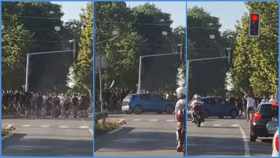 Opšta tuča Grobara i Delija (VIDEO)