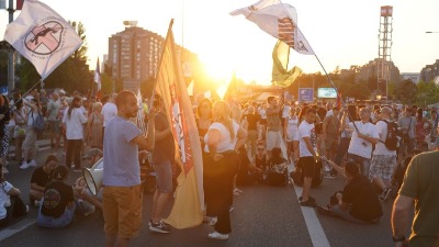 Studenti i građani blokirali Gazelu (FOTO, VIDEO)