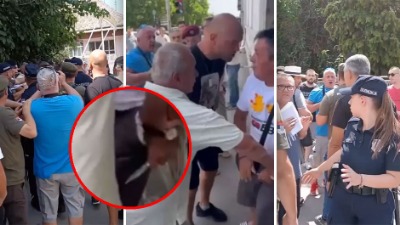 INCIDENT u Rumi: Potegao nož na građane ispred suda, napao muškarca i dve žene (VIDEO)