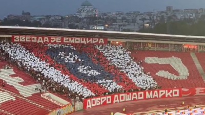 "Dobrodošao, Marko!": Delije posvetile koreografiju Arnautoviću (VIDEO)