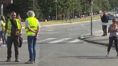 Policija razbila blokadu na Vidikovcu: Građani najavili da će se vratiti na raskrsnicu