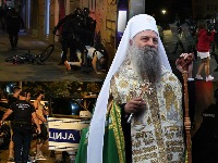 POLICIJA MLATI DECU SRBIJE Patrijarh Porfirije ne otvara vrata hramova da prigrli prebijene