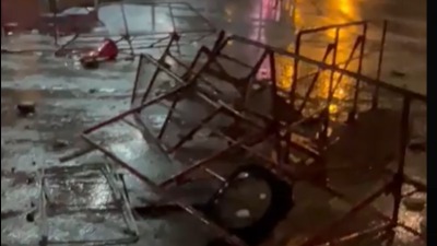 Evo šta je ostalo ispred Marakane posle tuče Delija i policije (VIDEO)