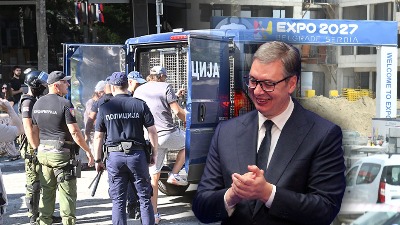 Građani koji vređaju policajce i pružaju otpor - FINANSIRAĆE VUČIĆEV EXPO?! Pa kome se kako zalomi...