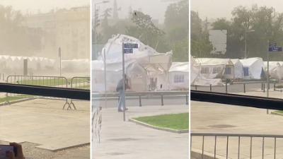 "Šatori koji žele da lete": Nevreme napravilo haos u Ćacilendu (VIDEO)