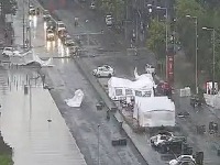 Oluja DOKRAJČILA Ćacilend: Letelo na sve strane, ugozilo BEZBEDNOST (FOTO/VIDEO)