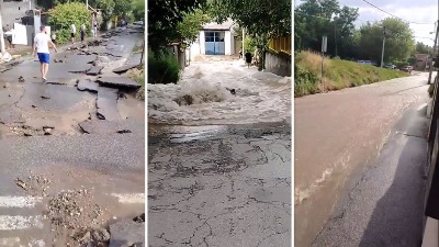 "APOKALIPSA" u Braće Jerković: Bujica, pa RAZVALJENA ulica (VIDEO)