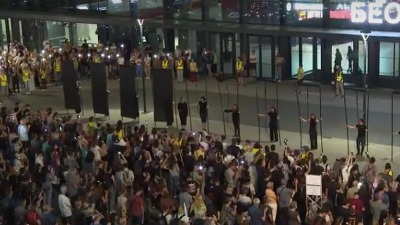 Performans na Prokopu: 16 minuta tišine