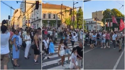 Protest protiv ukidanja tramvaja 2: Građani blokirali Parisku (VIDEO)