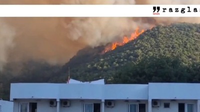 Bukti požar iznad Čanja: Vatra se proširila od zapaljenog auta?! (VIDEO)