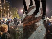 Beograđani policajcima koji čuvaju Ćacilend dali PSEĆU HRANU (VIDEO)