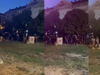 Batinaši sa letvama krenuli u kampus u NS (VIDEO)