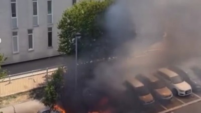 Vatra se širi Novim Beogradom: Kritično u Jurija Gagarina (VIDEO)