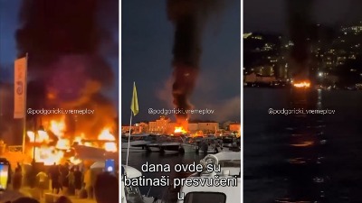 Njegova jahta je izgorela u Budvi: Bio privođen zbog otmice (FOTO)