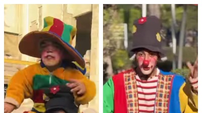 DIRLJIVA PRIČA o klovnu TITU (18) koji rizikuje život da NASMEJE DECU U GAZI (VIDEO)
