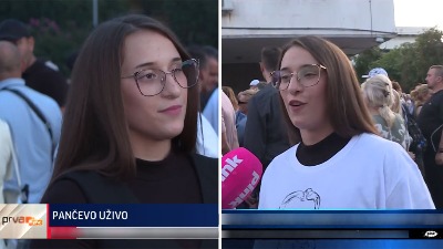 Čas studentkinja, čas prosvetar: Pristalica SNS sa "krizom identiteta" (VIDEO)
