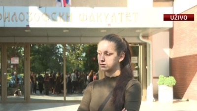 Studentkinja Filozofskog u NS: Dekan naveo da ne planira da napušta zgradu
