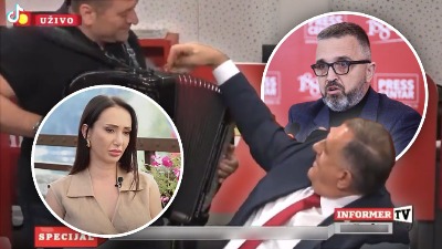 Gorica Dodik za Vučićevića tvrdila da "siluje narod lažima", sada Mile lumpuje u njegovom studiju (VIDEO)